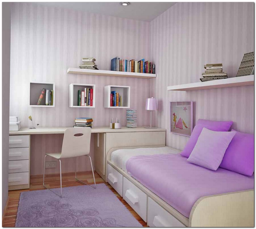 Desain kamar tidur ruang kecil4 » Desain Kamar Tidur Elegan pada Ruangan Kecil