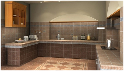 model keramik dapur untuk rumah gaya klasik » Inspirasi Desain Dapur Cantik Untuk Rumah Bergaya Klasik