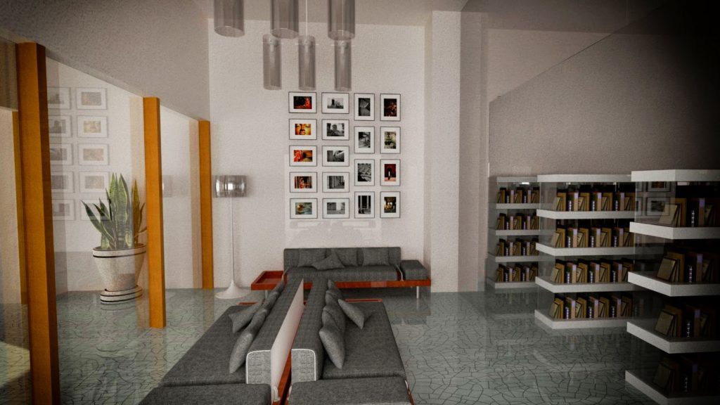 ruang baca perpustakaan rumah modern 1024x576 » Desain Ruang Baca bagi si Kutu Buku